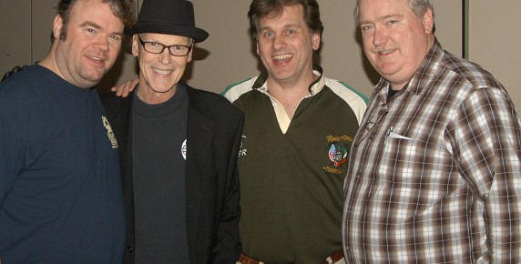Bob Hurst of the Bogside Rogues, Andy Redmond, NJAOH Organizer Pat Jockel, and NJAOH President Sean Pender